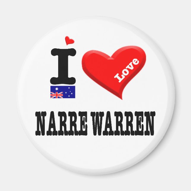 NARRE WARREN - I Love Magnet (Front)