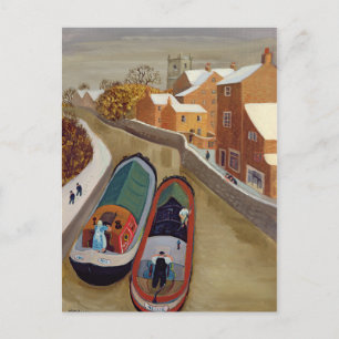 Narrow Boats Postcard