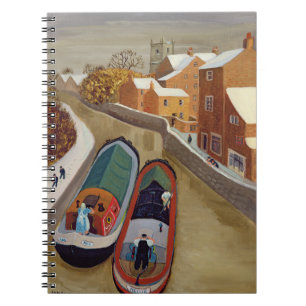 Narrow Boats Spiral Notebook