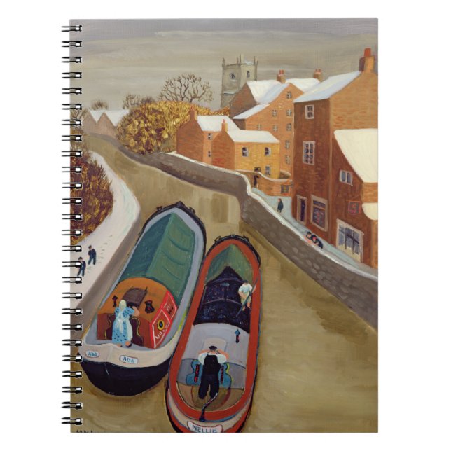 Narrow Boats Spiral Notebook (Front)