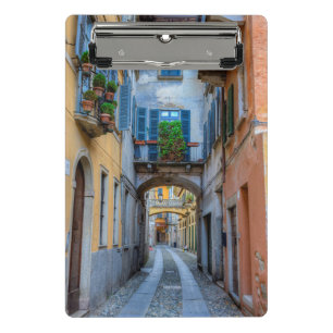 Narrow city street, Italy Mini Clipboard