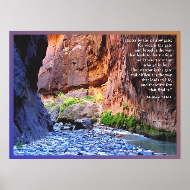 Narrow Gate Poster Print (Front)