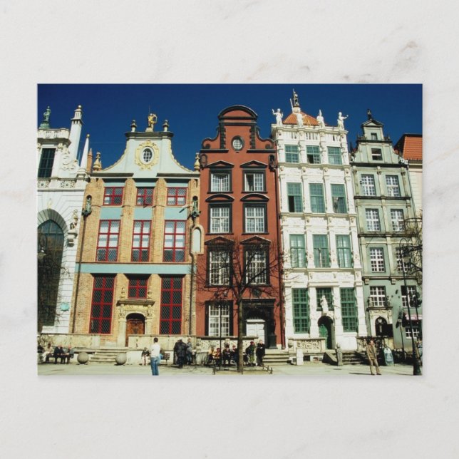 Narrow Houses Postcard (Front)