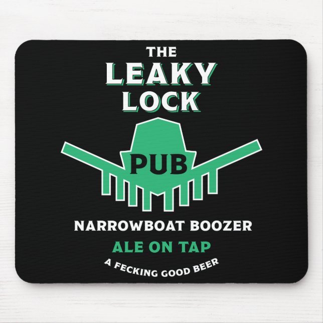 Narrowboat -  Accessories - Canal Boat Gifts Doorm Mouse Pad (Front)