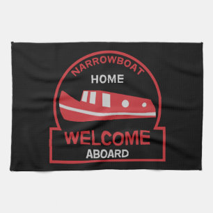 Narrowboat - Accessories - Canal Boat Gifts Tea Towel