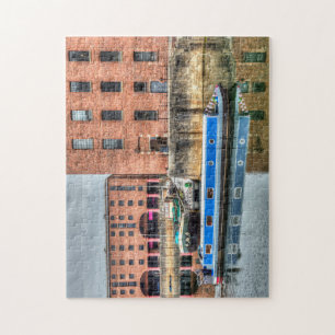 Narrowboat Albert Dock Liverpool Jigsaw Puzzle