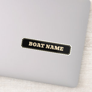 Narrowboat Canal Boat Barge Name Personalised