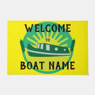 Narrowboat Canal Boat Living Doormat