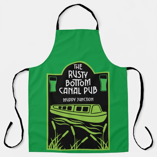 Narrowboat Canal Pubs  Apron (Front)