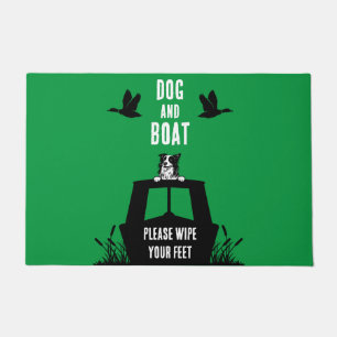 Narrowboat Canalboat Dog Lovers Doormat