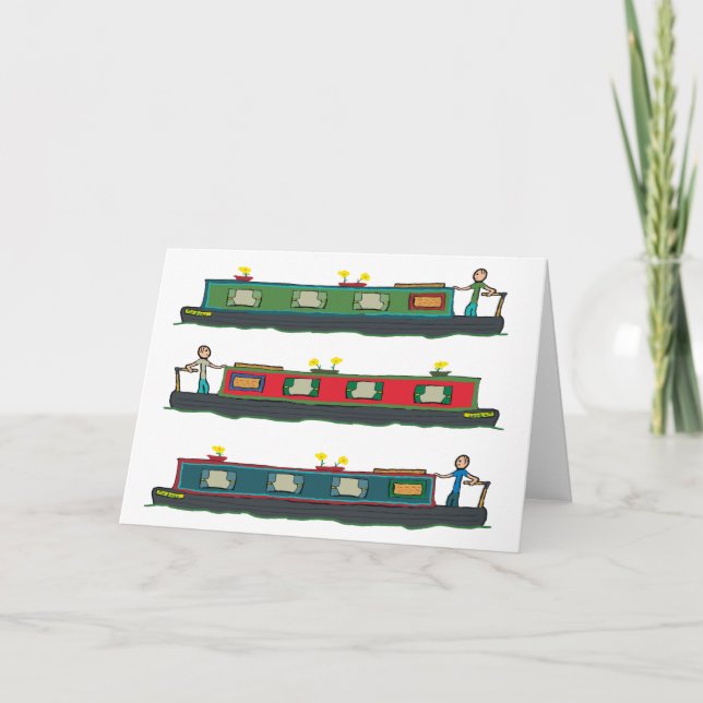 Narrowboat Card (Front)