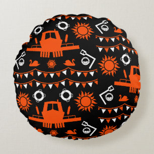 Narrowboat Decor And Gifts Round Cushion