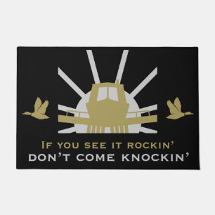 Narrowboat Funny Boat Doormat