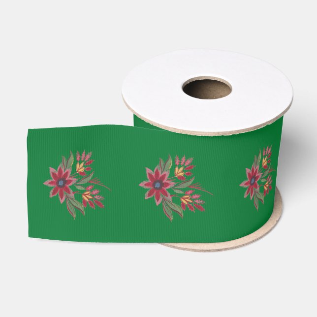 Narrowboat Grosgrain Ribbon (Spool)