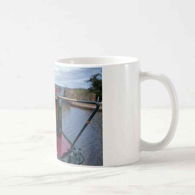 Narrowboat Illustrious Coffee Mug (Right)