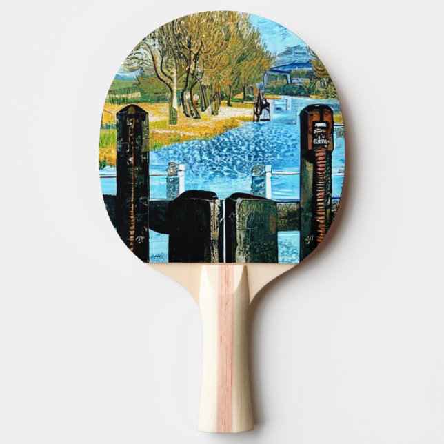 NARROWBOAT LOCK PING PONG PADDLE (Front)