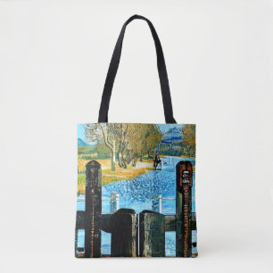 NARROWBOAT LOCK TOTE BAG