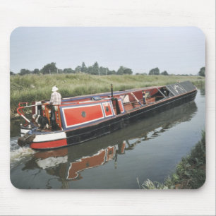 Narrowboat on the cut mouse pad