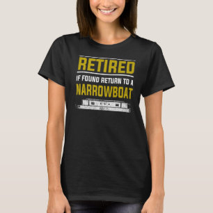 Narrowboat Outfit Idea For Women & UK Canal Boat R T-Shirt