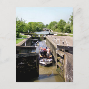 NARROWBOAT POSTCARD