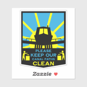 Narrowboat Stickers And Signs