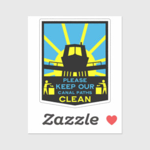 Narrowboat Stickers And Signs