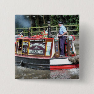 NARROWBOATS 15 CM SQUARE BADGE