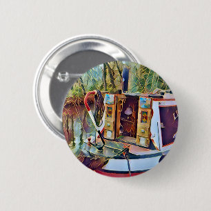 NARROWBOATS 6 CM ROUND BADGE