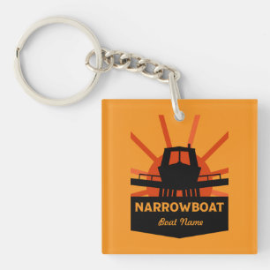 Narrowboats And Canalboat Gifts Key Ring