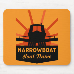 Narrowboats And Canalboat Gifts Travel Mug Mouse Pad