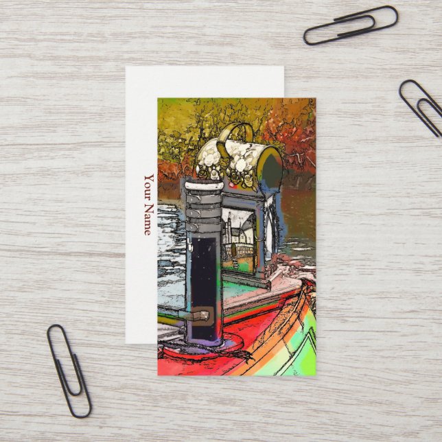 NARROWBOATS BUSINESS CARD (Front/Back In Situ)