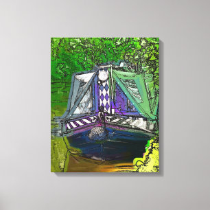 NARROWBOATS CANVAS PRINT