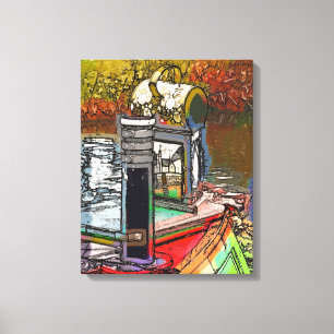 NARROWBOATS CANVAS PRINT
