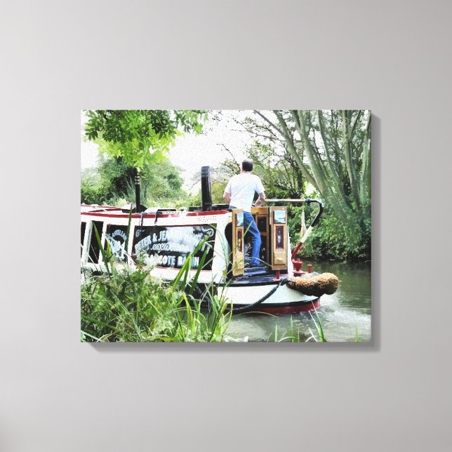 NARROWBOATS CANVAS PRINT (Front)