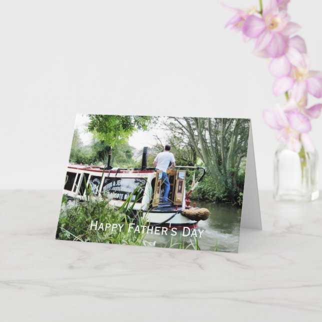 NARROWBOATS CARD (Orchid)