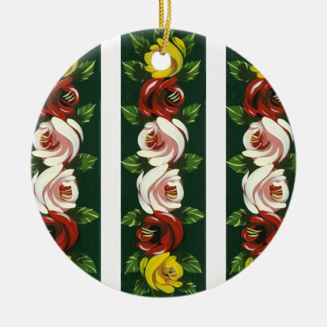 NARROWBOATS CERAMIC TREE DECORATION (Front)