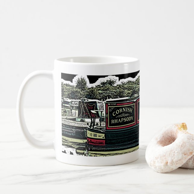 NARROWBOATS   COFFEE MUG (With Donut)