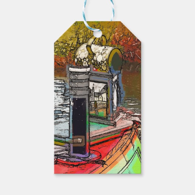 NARROWBOATS GIFT TAGS (Front)