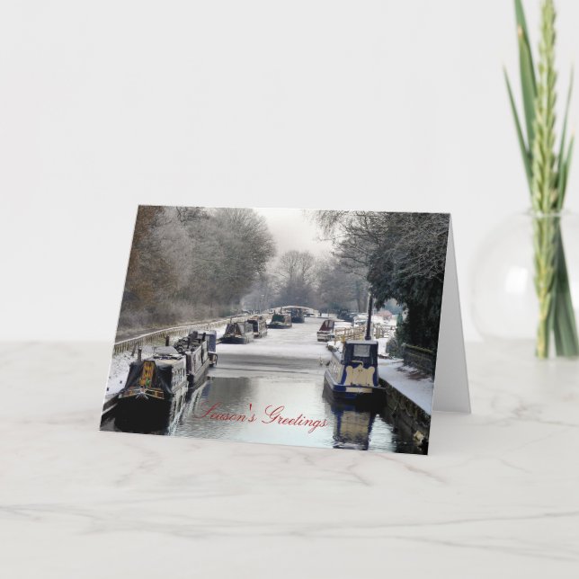 NARROWBOATS HOLIDAY CARD (Front)