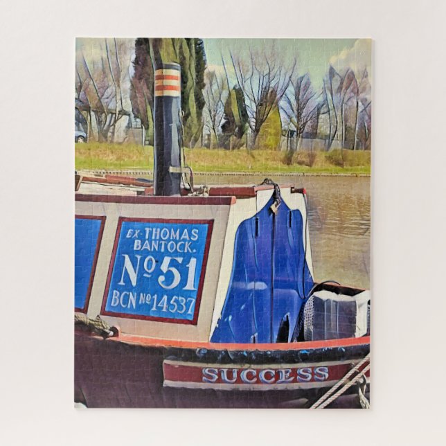 NARROWBOATS  JIGSAW PUZZLE (Vertical)