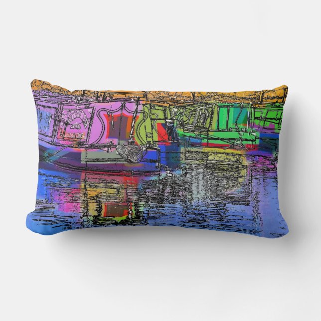 NARROWBOATS LUMBAR CUSHION (Front)