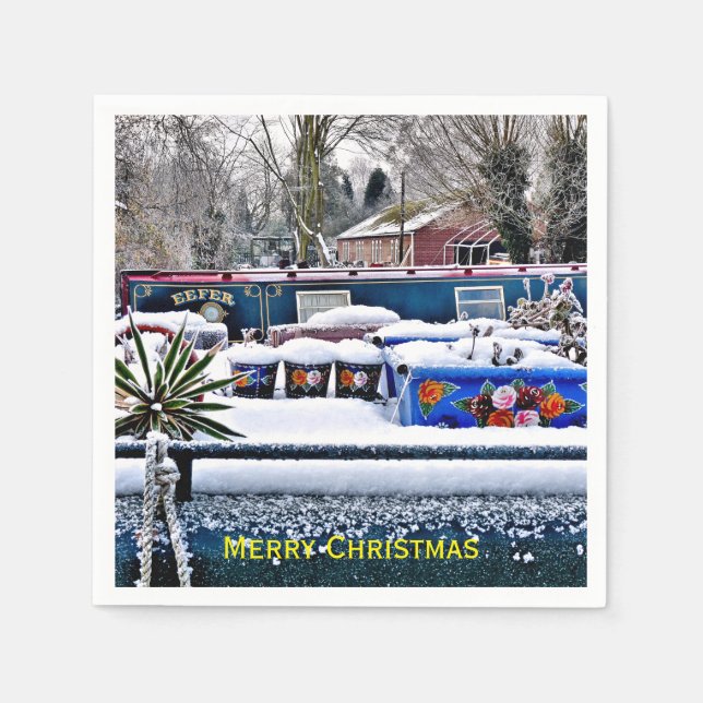 NARROWBOATS  NAPKIN (Front)