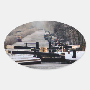 NARROWBOATS OVAL STICKER