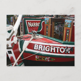 Narrowboats Postcard