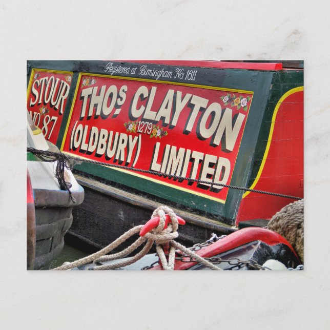 NARROWBOATS POSTCARD (Front)