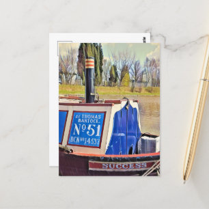 NARROWBOATS POSTCARD