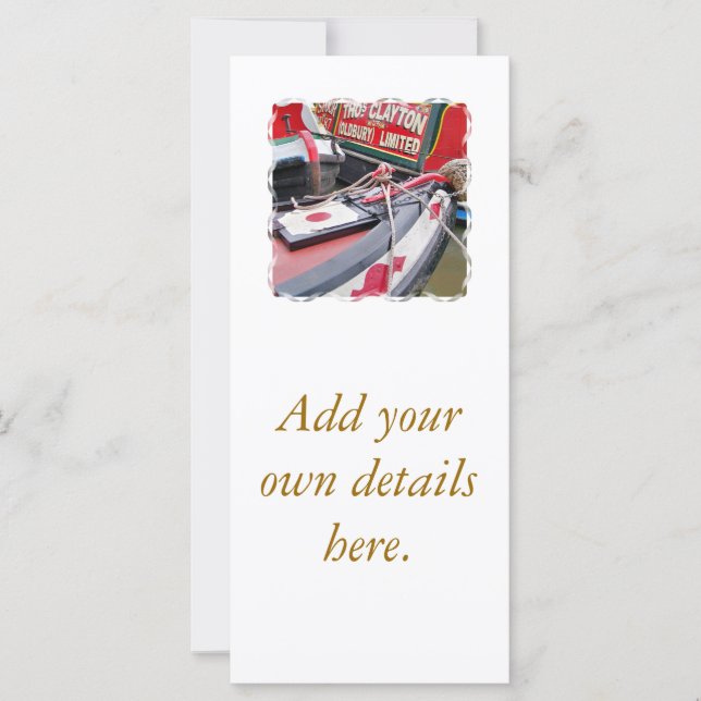 NARROWBOATS RACK CARDS (Front)