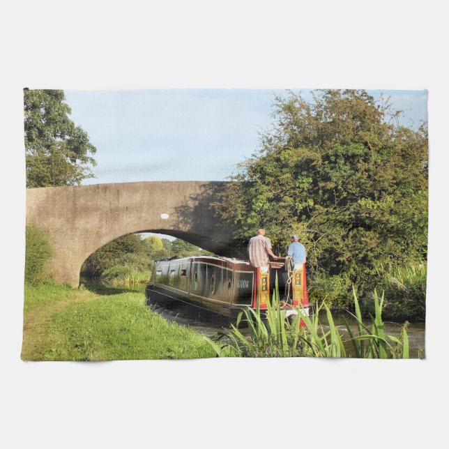 NARROWBOATS TEA TOWEL (Horizontal)