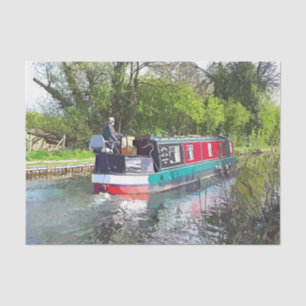 NARROWBOATS TISSUE PAPER