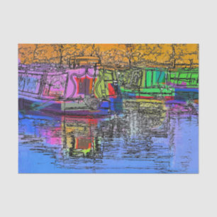 NARROWBOATS TISSUE PAPER